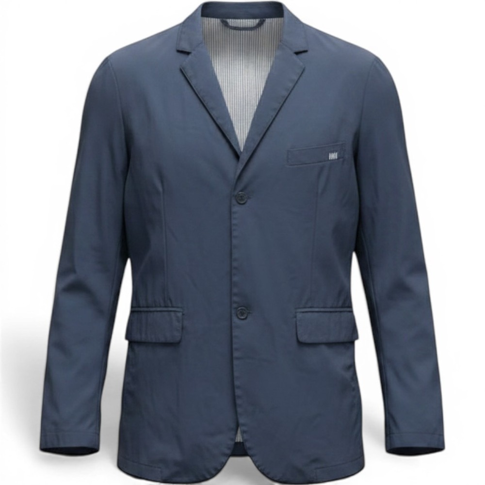 Five Four blazer Jacket Mens Large Navy Blue Unconstructed Blazer